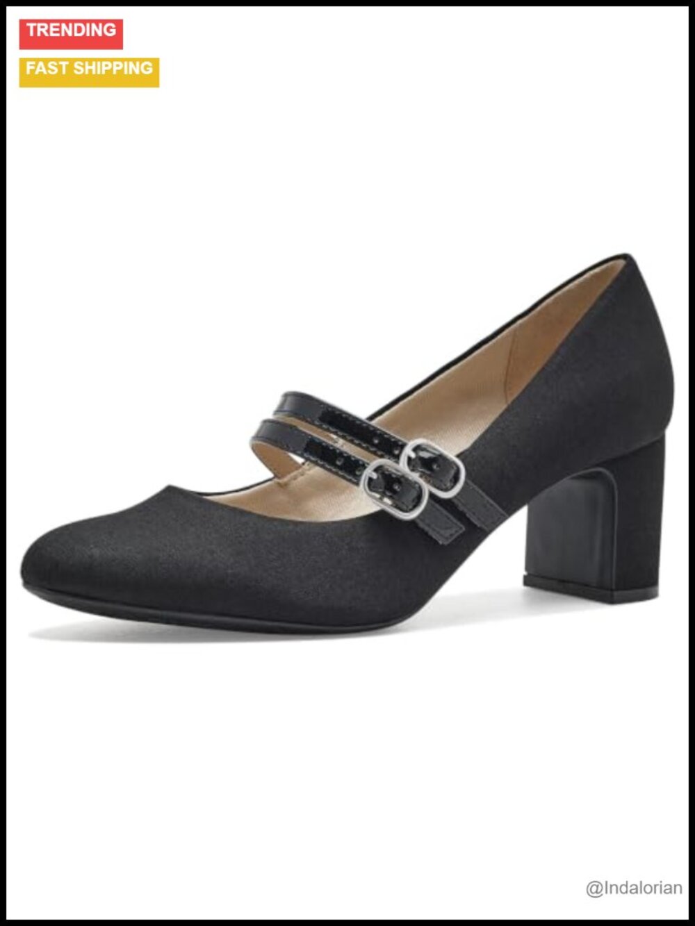 Women's True Mary Jane Pump Block Heel Comfort Dress Shoe